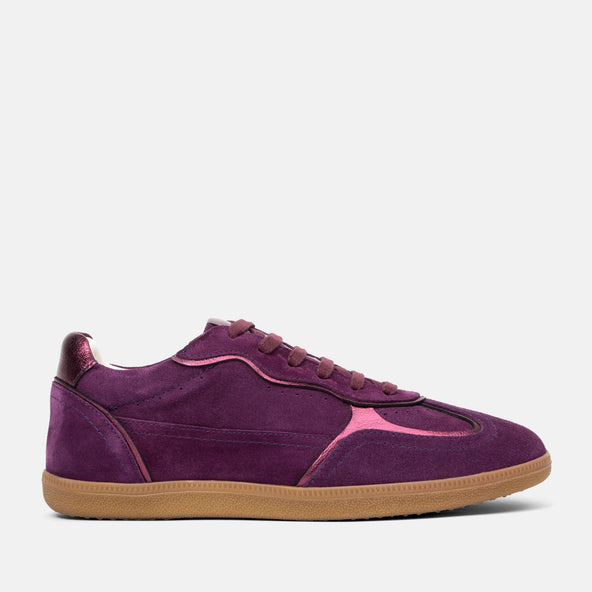 San Sebastian Suede Dames Sneakers Purple