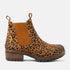 Mia Dames Chelsea Boots Suede Tan/Leo
