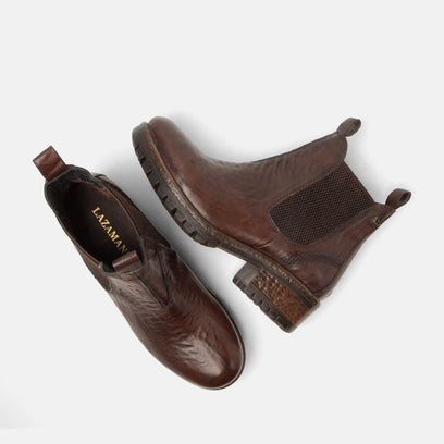 Ria Dames Chelsea Boots Leer Brown