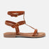 Olinda Dames Sandalen Leer Tan