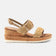 Carla Dames Sandalen Raffia Gold