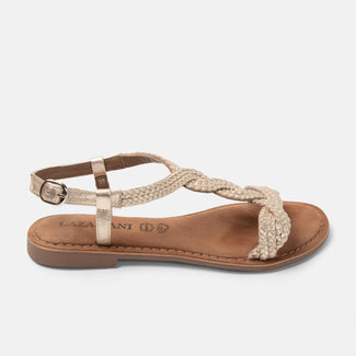 Aida Dames Sandalen Leer Gold