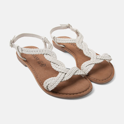 Aida Dames Sandalen Leer White