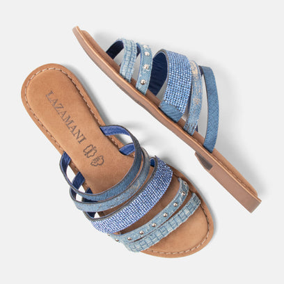 Caro Dames Slippers Denim