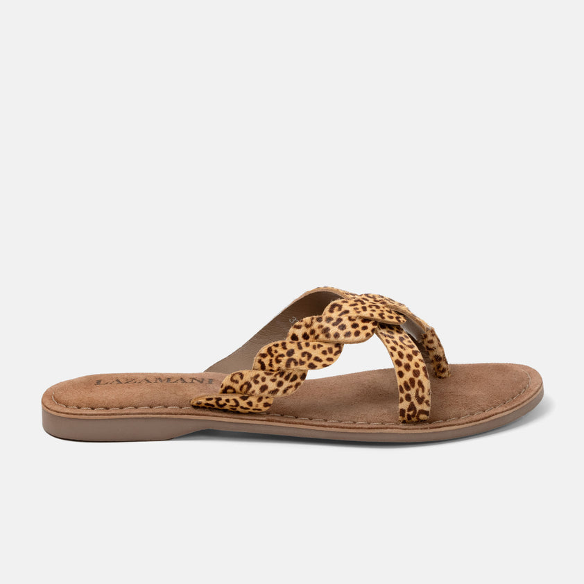 Ava Dames Slippers Leopard