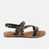 Helena Dames Sandalen Leer Black