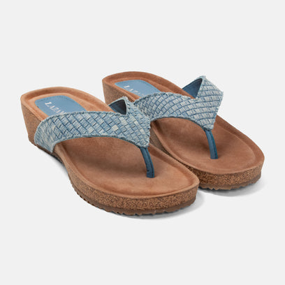 Laura Dames Slippers Denim