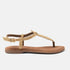Dia Dames Sandalen Raffia Gold