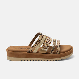 Ronja Dames Slippers Gold