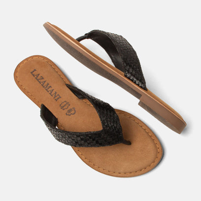 Jule Dames Teenslippers Black