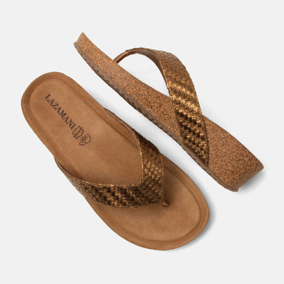 Leia Dames Teenslippers Copper