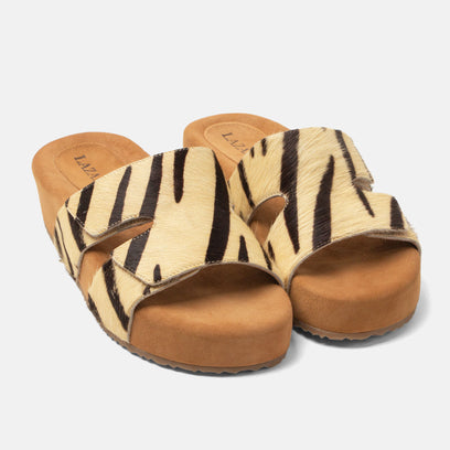 Mille Dames Slippers Zebra