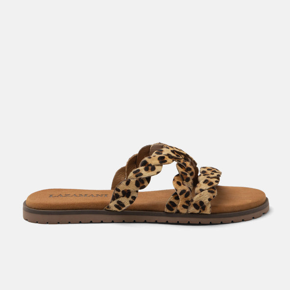 Edsi Dames Slippers Leopard