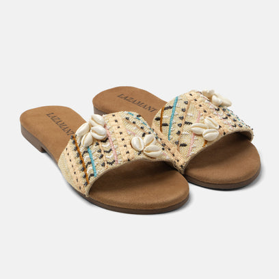 Britta Dames Slippers Offwhite