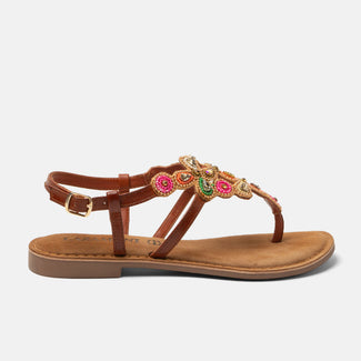 Dante Dames Sandalen Leer Pink