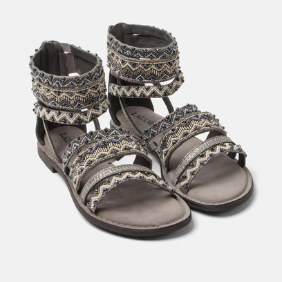 Fem Dames Sandalen Grey