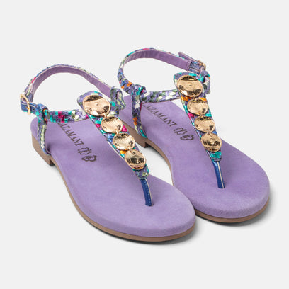 Lynn Dames Sandalen Leer Lilac