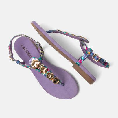 Lynn Dames Sandalen Leer Lilac