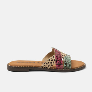 Suze Dames Slippers Fuxia