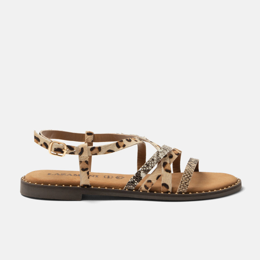 Yuna Dames Sandalen Beige