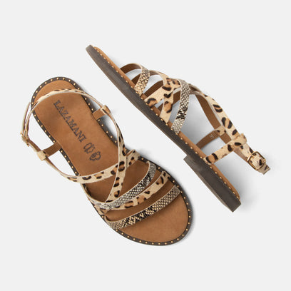 Yuna Dames Sandalen Beige