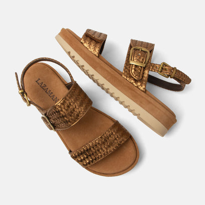 Fenna Dames Sandalen Copper