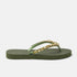 Whitsundays Beach Dames Slippers Green
