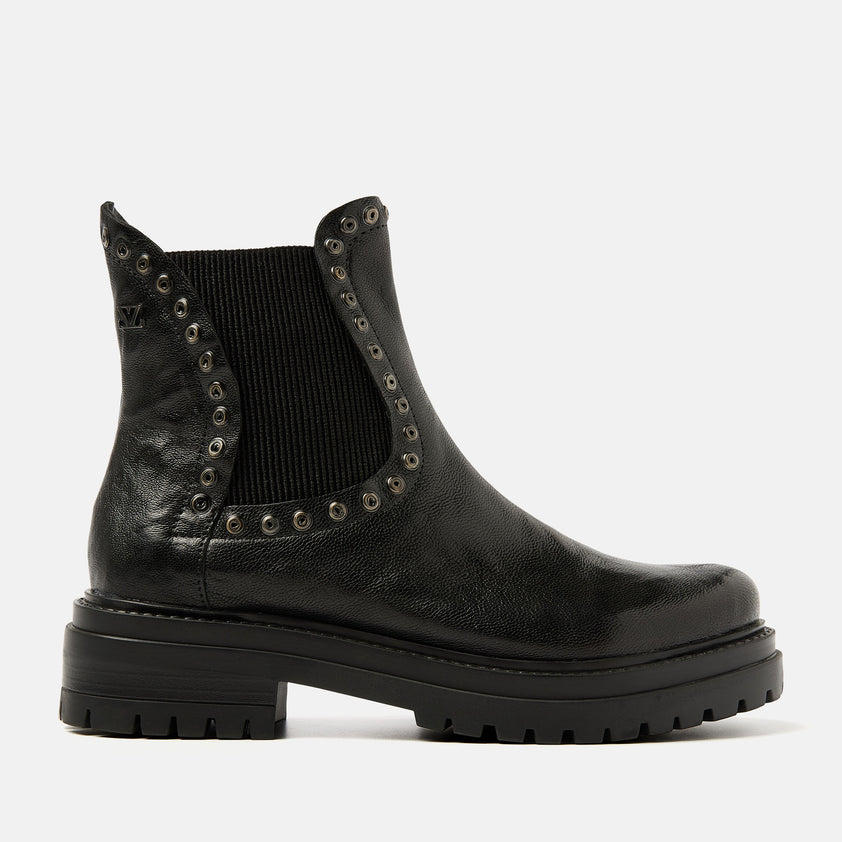 Odile Dames Chelsea Boots Leer Black