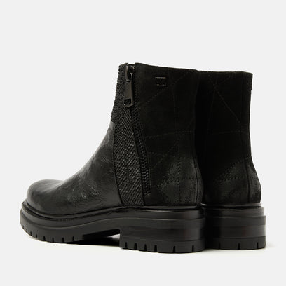 Gitte Dames Boots Leer Black