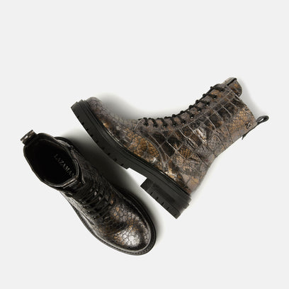 Alize Dames Veterboots Leer Gold