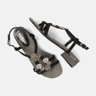Estralla Dames Sandalen Suede Black