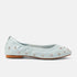 Gracia Dames Ballerina’s Leer Blue