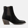 Annie Dames Enkellaarsjes Suede Black