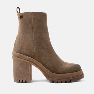 Rowan Dames Boots Suede Taupe