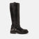 Leslie Dames Laarzen Leer Black