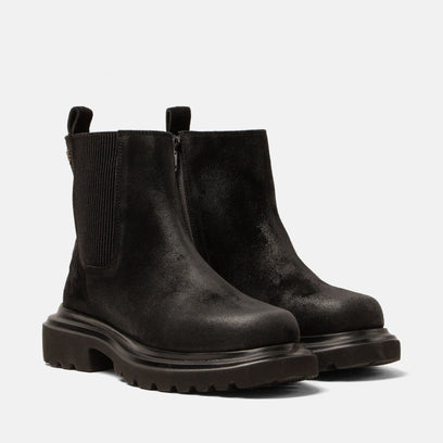 Haidy Dames Boots Suede Black