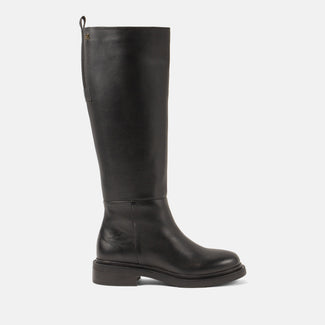 Uma Dames Laarzen Leer Black