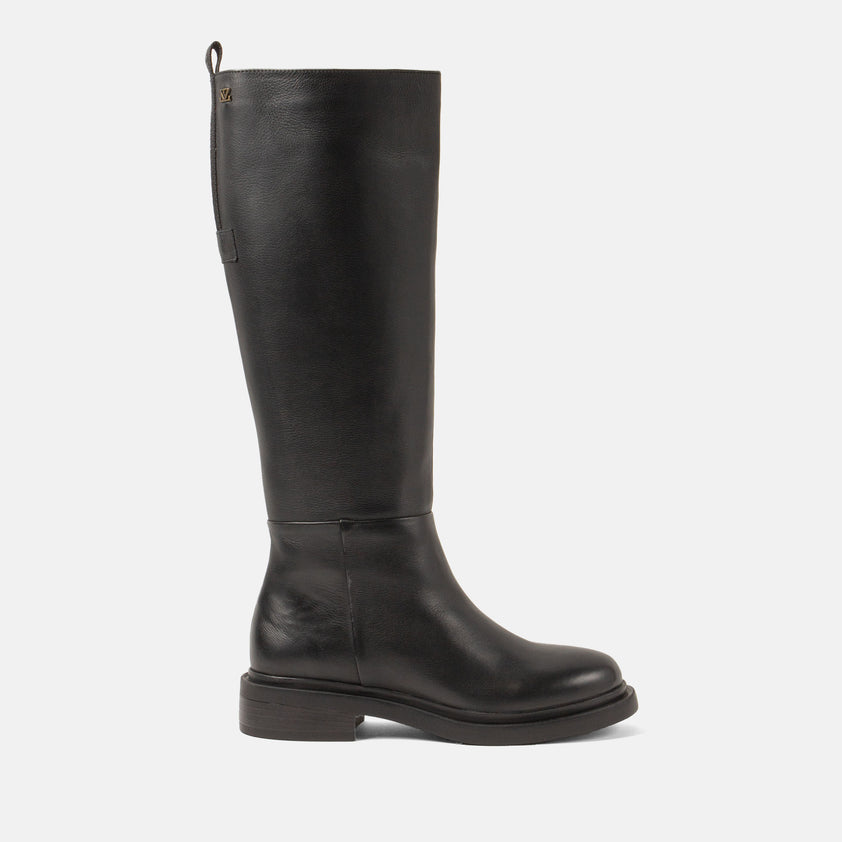 Uma Dames Laarzen Leer Black