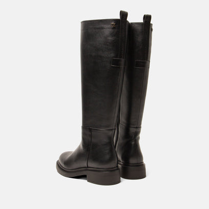 Uma Dames Laarzen Leer Black