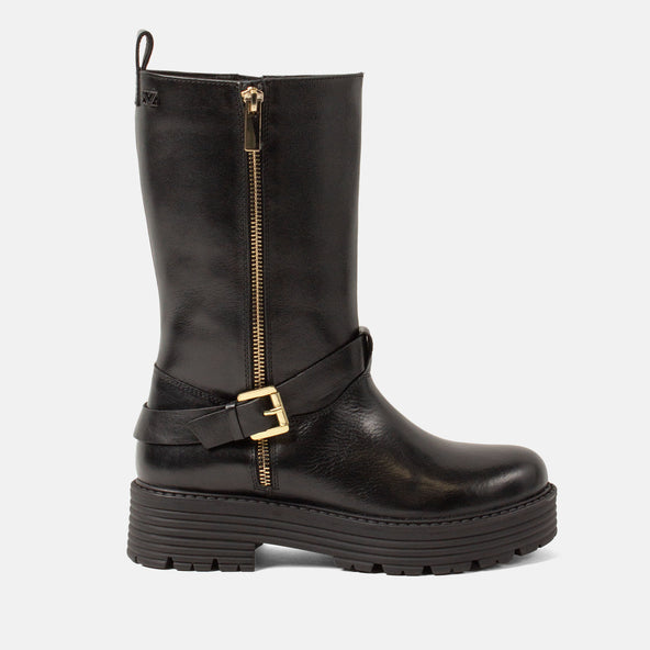 Lotte Dames Boots Leer Black