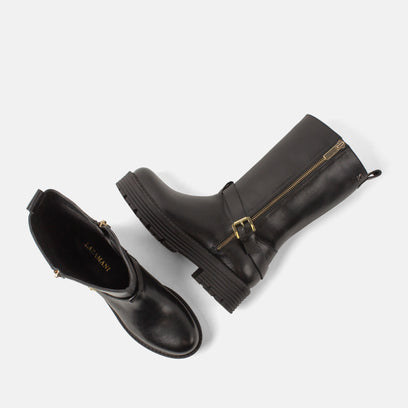 Lotte Dames Boots Leer Black