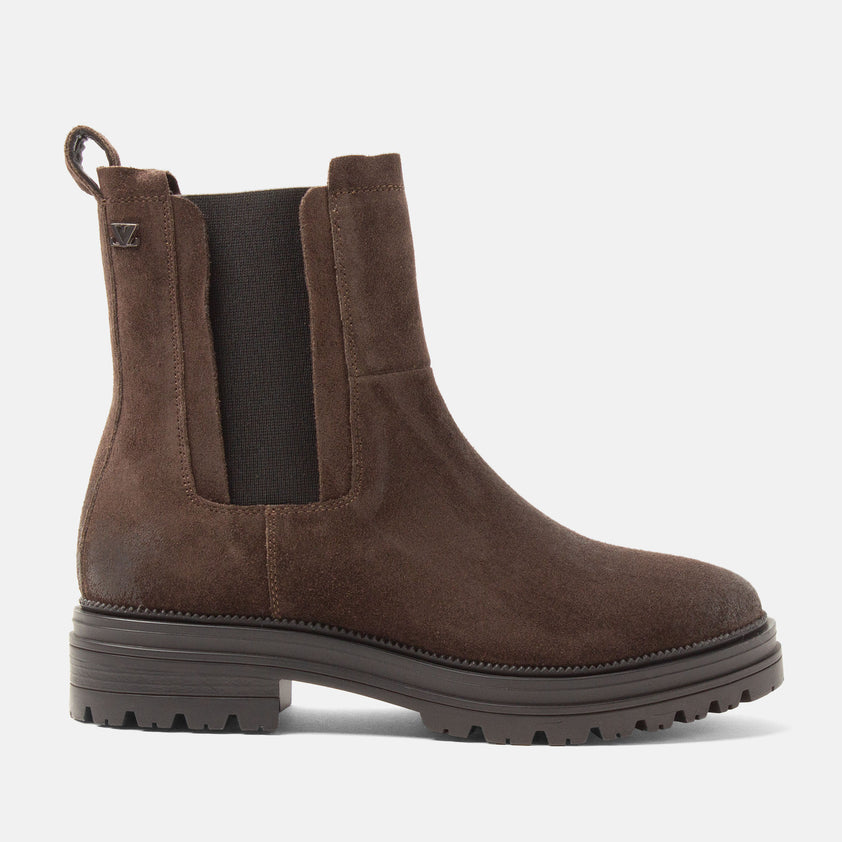 Nola Dames Boots Suede Brown