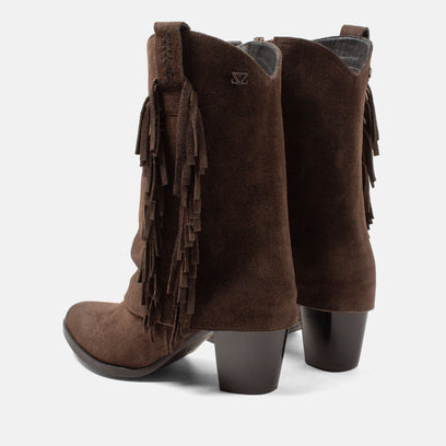 Emi Dames Laarzen Suede Brown
