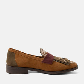 Lola Dames Loafers Suede Tan