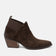 Britt Dames Enkellaarsjes Suede Brown