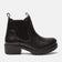 Lia Dames Chelsea Boots Leer Black