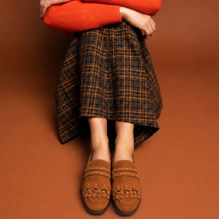 Lazamani loafers cognac