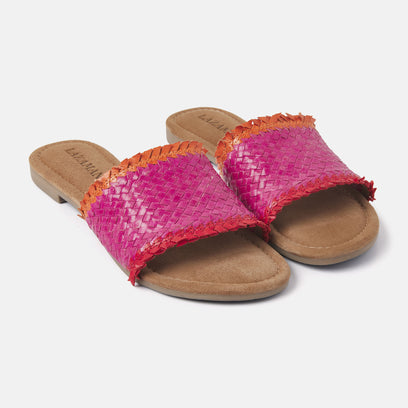 Dames Slippers 33.486 Fuxia