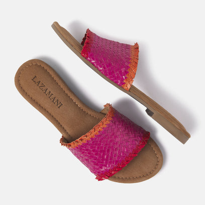 Dames Slippers 33.486 Fuxia