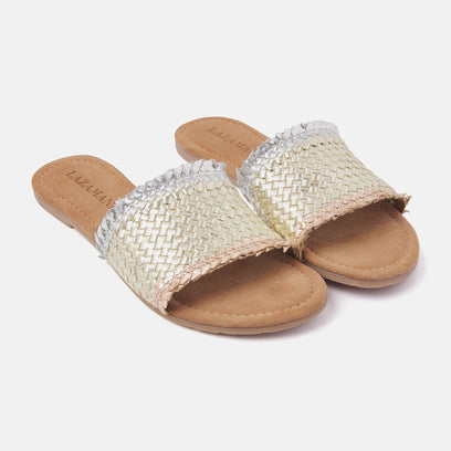 Dames Slippers 33.486 Gold
